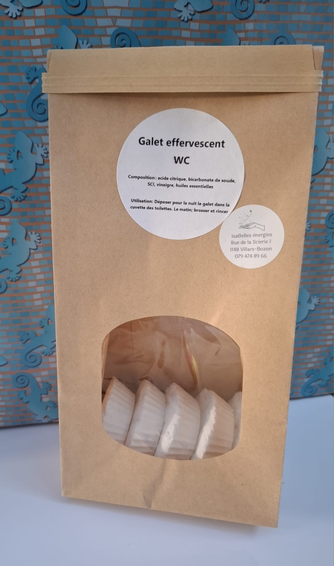 Galets effervescents pour WC - 5 galets